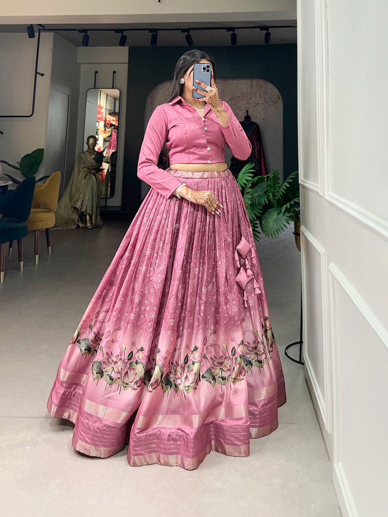 Floral Print Lehenga Choli