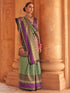 Sea Green Patola Silk Traditional Woven Saree 