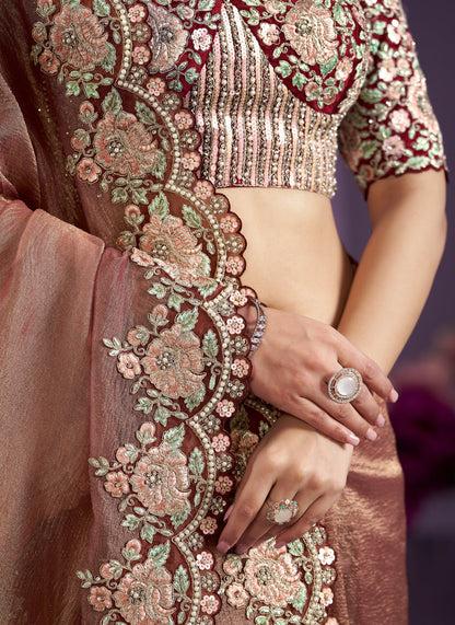 Satin Silk Saree