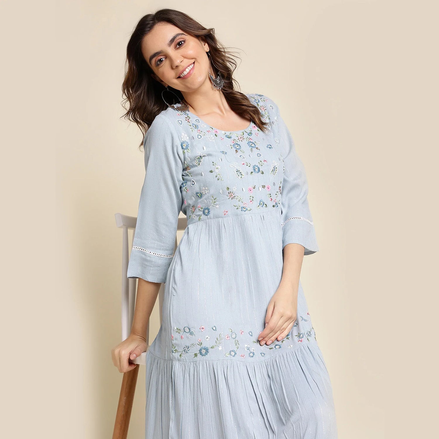 NANDANI VOL 03 FESTIVE WEAR KURTI - Anant Exports