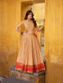 Cream Color Zari Weaving Work Chanderi Lehenga Choli 