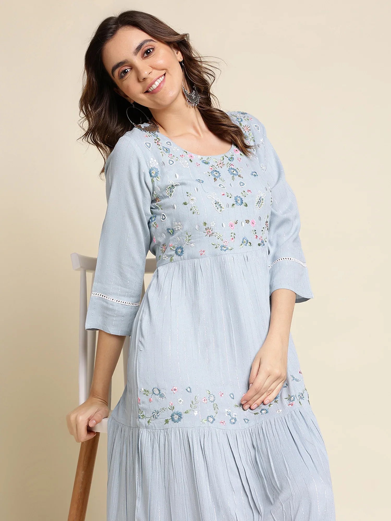 NANDANI VOL 03 FESTIVE WEAR KURTI - Anant Exports