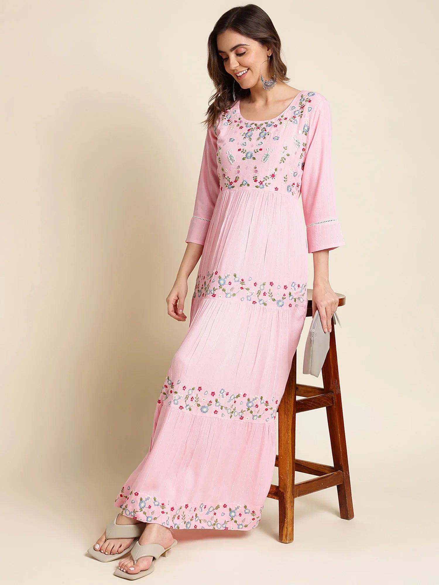 NANDANI VOL 03 FESTIVE WEAR KURTI - Anant Exports
