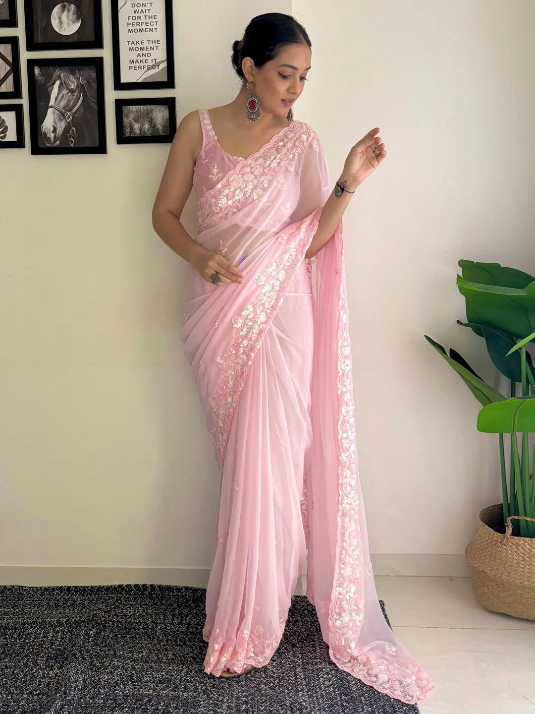 Sequance Saree