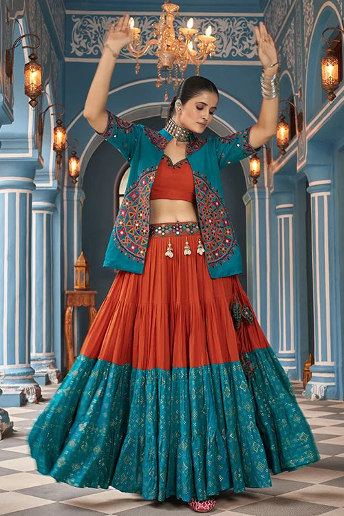 Navratri Kedia and Tulip Garba Dress