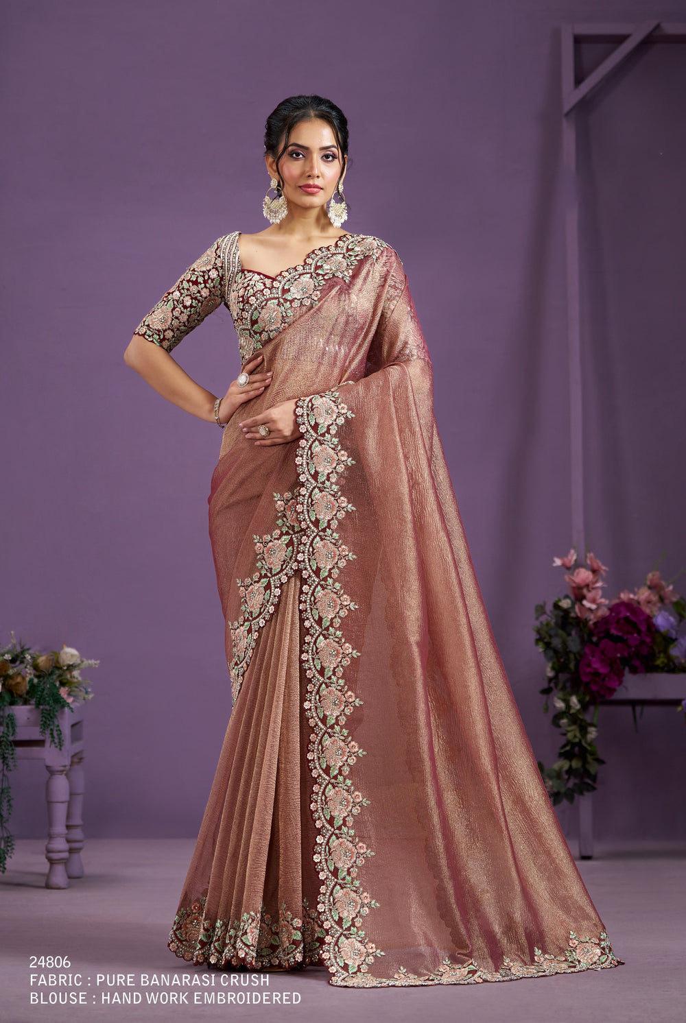 Satin Silk Saree