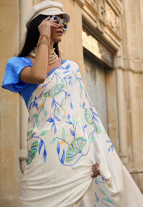 Satin Silk Saree