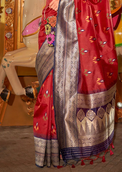 Party Wear Handloom Silk Saree
