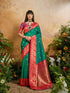 Green Pure Soft Handloom Weaving Silk Saree 