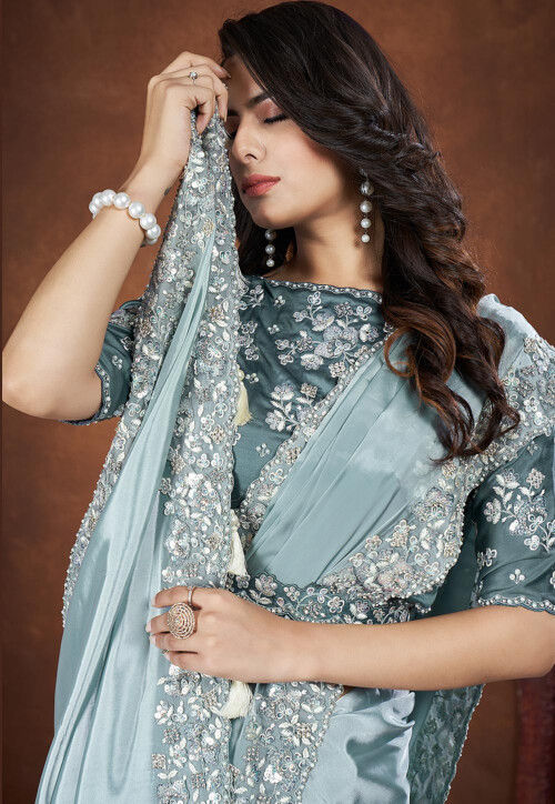 Satin Silk Saree