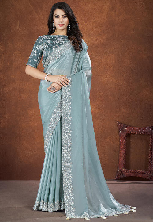 Satin Silk Saree