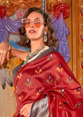 Party Wear Handloom Silk Saree