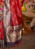 Party Wear Handloom Silk Saree
