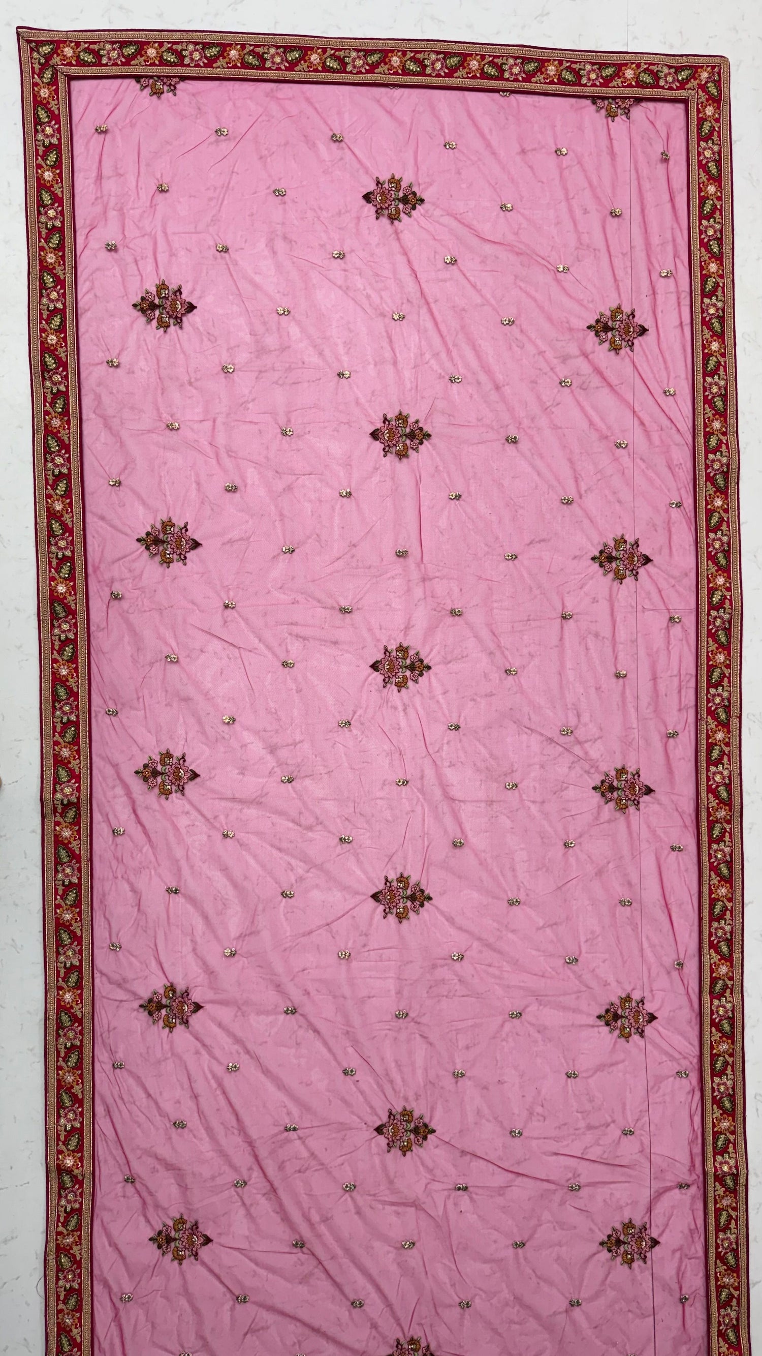 Rani Pure Soft Gadhwal Silk Heavy Embroidery Work Bridal Lehenga Choli
