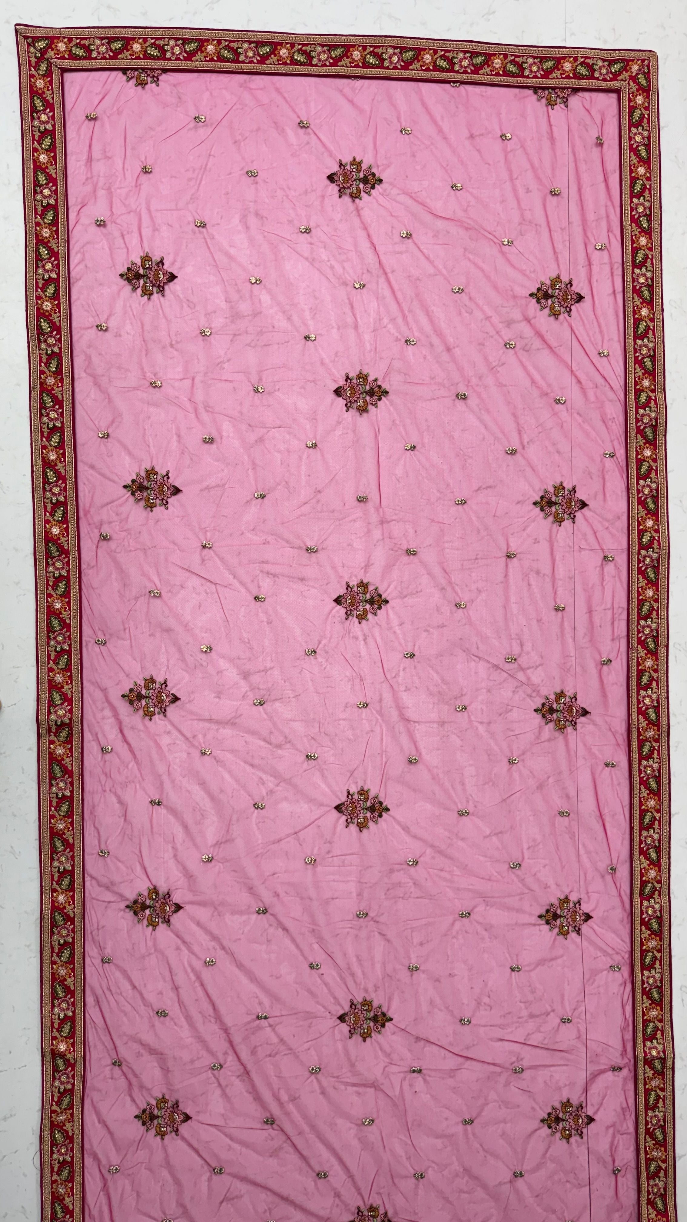 Rani Pure Soft Gadhwal Silk Heavy Embroidery Work Bridal Lehenga Choli