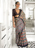 Ajrak Print Saree