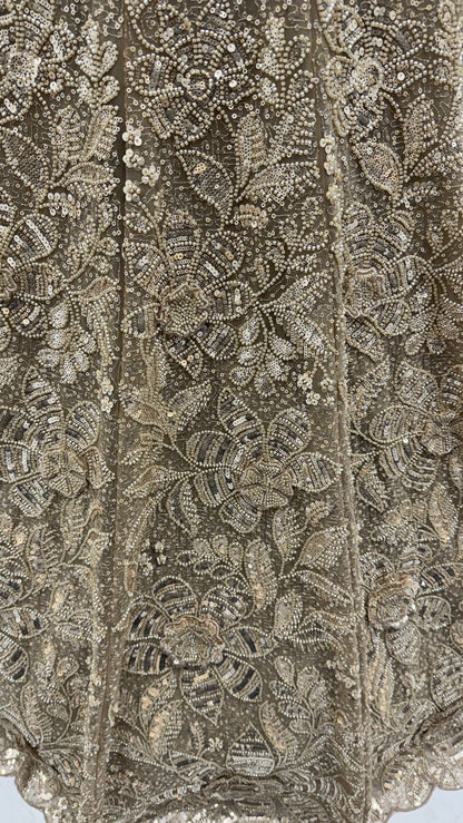 Chiku Pure Soft Net Heavy Embroidery Work Bridal Lehenga