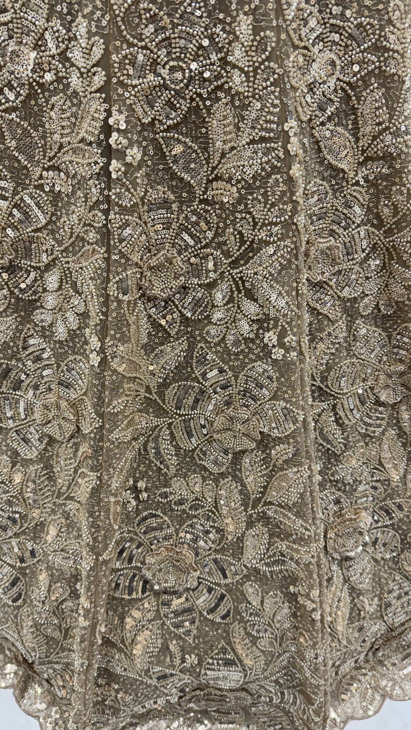 Chiku Pure Soft Net Heavy Embroidery Work Bridal Lehenga