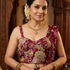 Red Pure Heavy Banarasi Position Work Corset Style Blouse