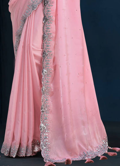 Crepe Satin Saree