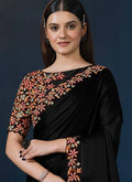Crepe Satin Silk Saree