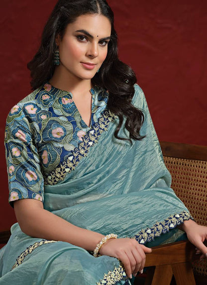 Satin Silk Saree