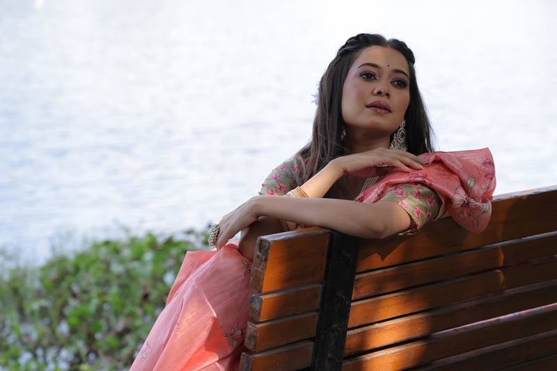 Pink Pure Soft Tussar Silk Saree