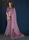 Crepe Satin Silk Saree