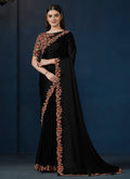 Crepe Satin Silk Saree