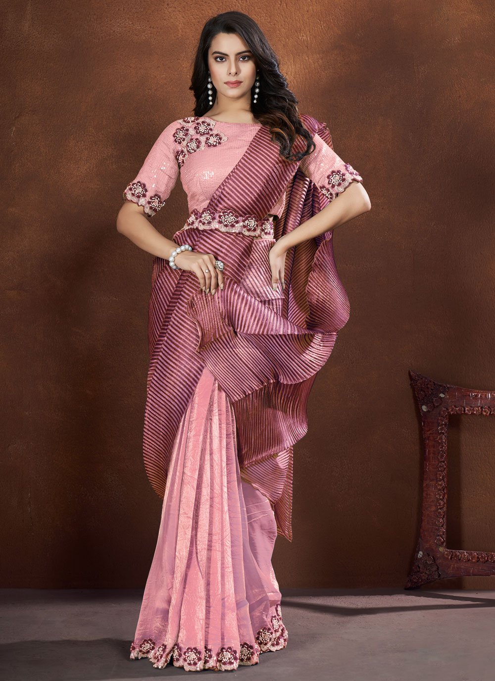 Satin Silk Saree