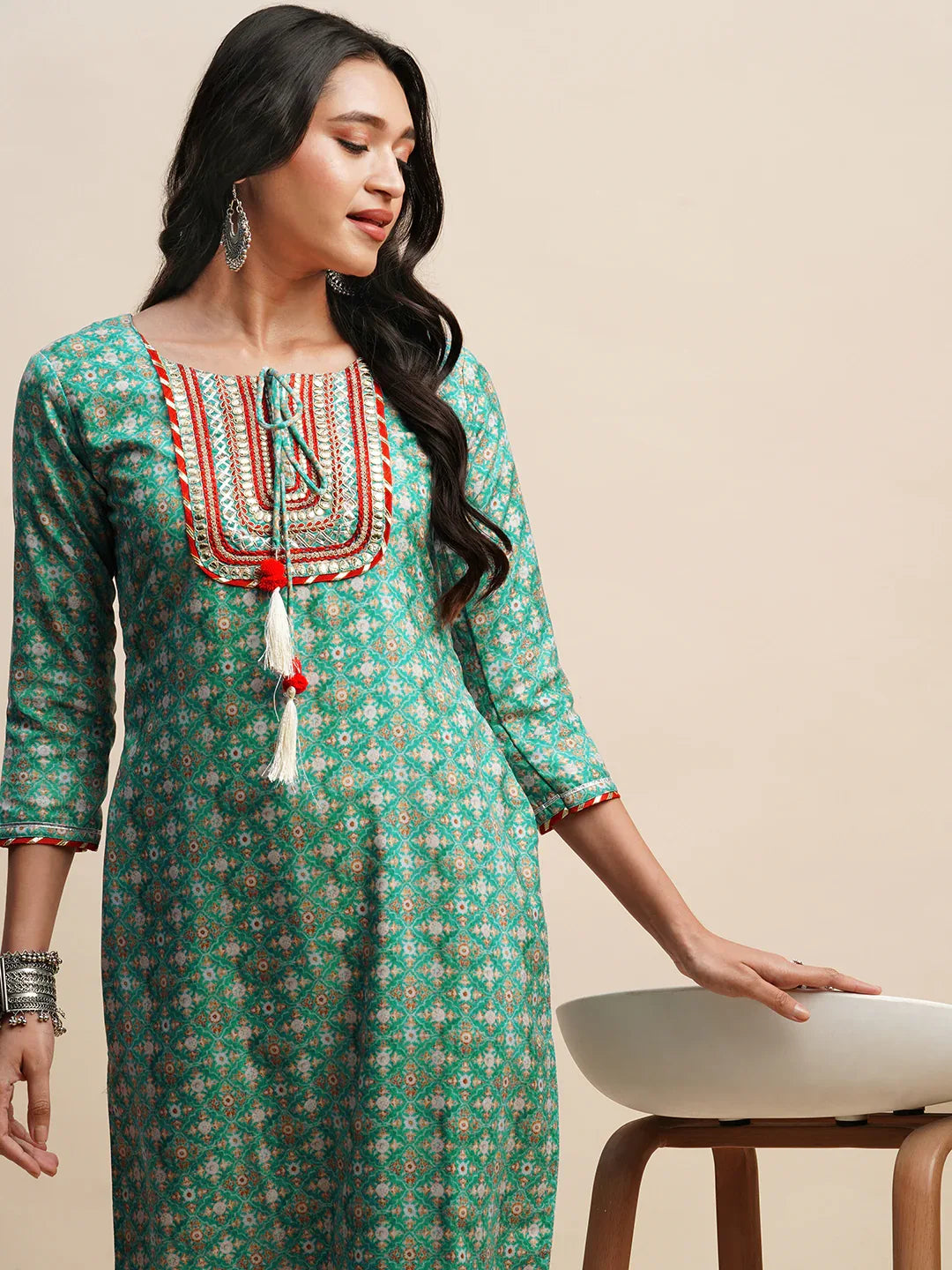 SAMIRA VOL 06 FESTIVE WEAR KURTI D.NO. K1562 - Anant Exports