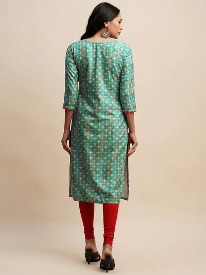 SAMIRA VOL 06 FESTIVE WEAR KURTI D.NO. K1562 - Anant Exports