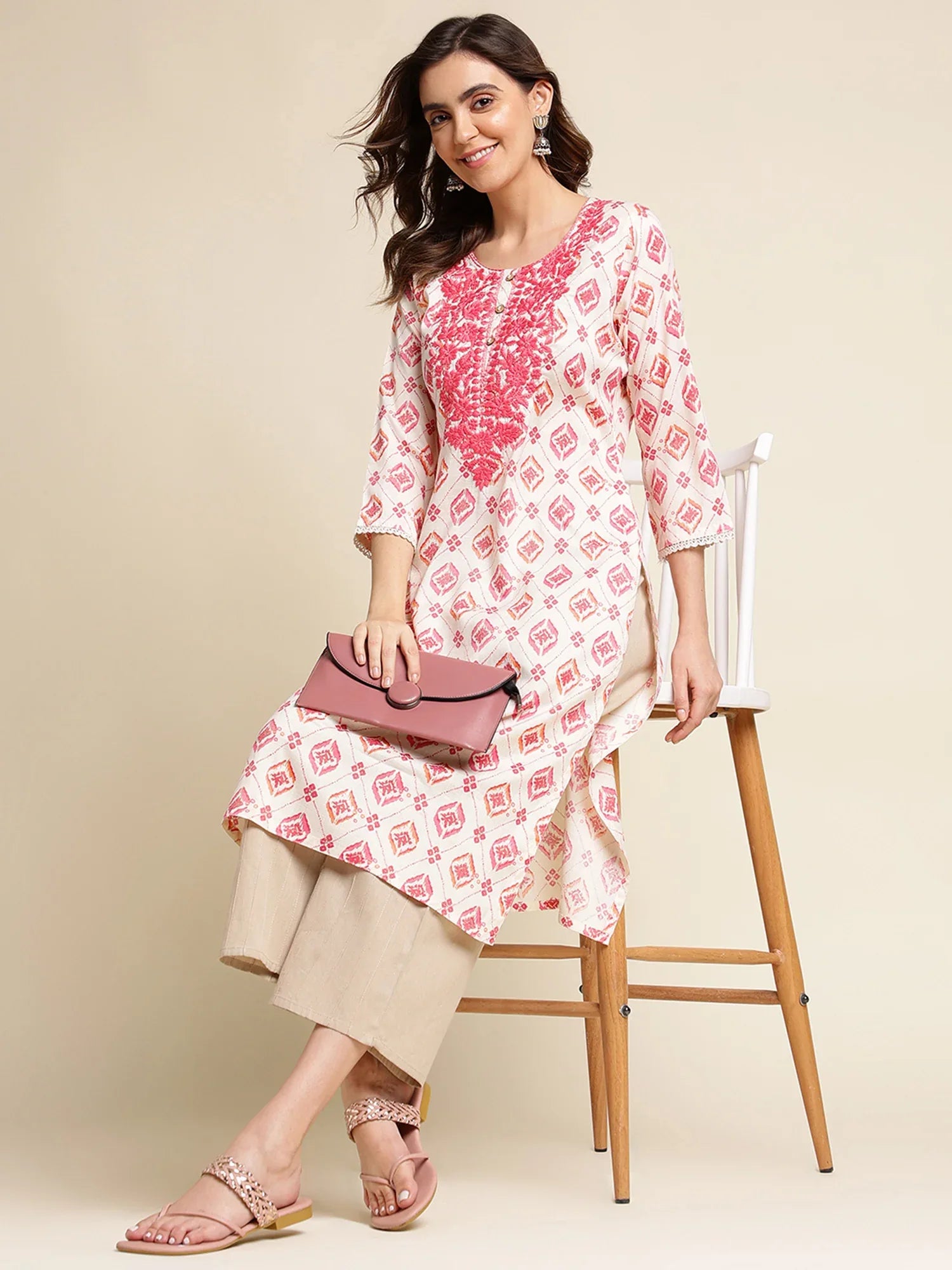 PRASUTI VOL 02 FESTIVE WEAR KURTI D.NO. K1919 - Anant Exports
