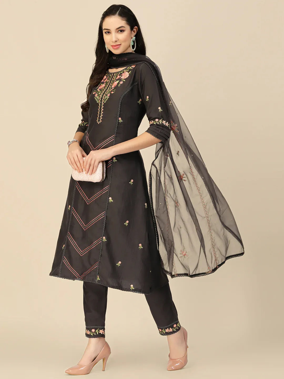SALIMAR VOL 09 FESTIVE WEAR KURTI-SET D.NO. 1370 - Anant Exports