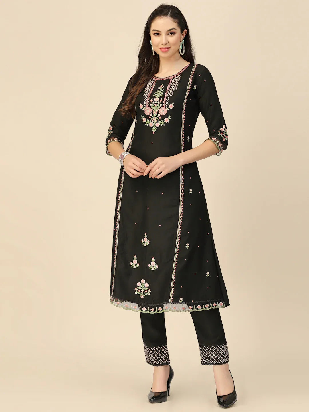 SALIMAR VOL 09 FESTIVE WEAR KURTI-SET D.NO. 1371 - Anant Exports