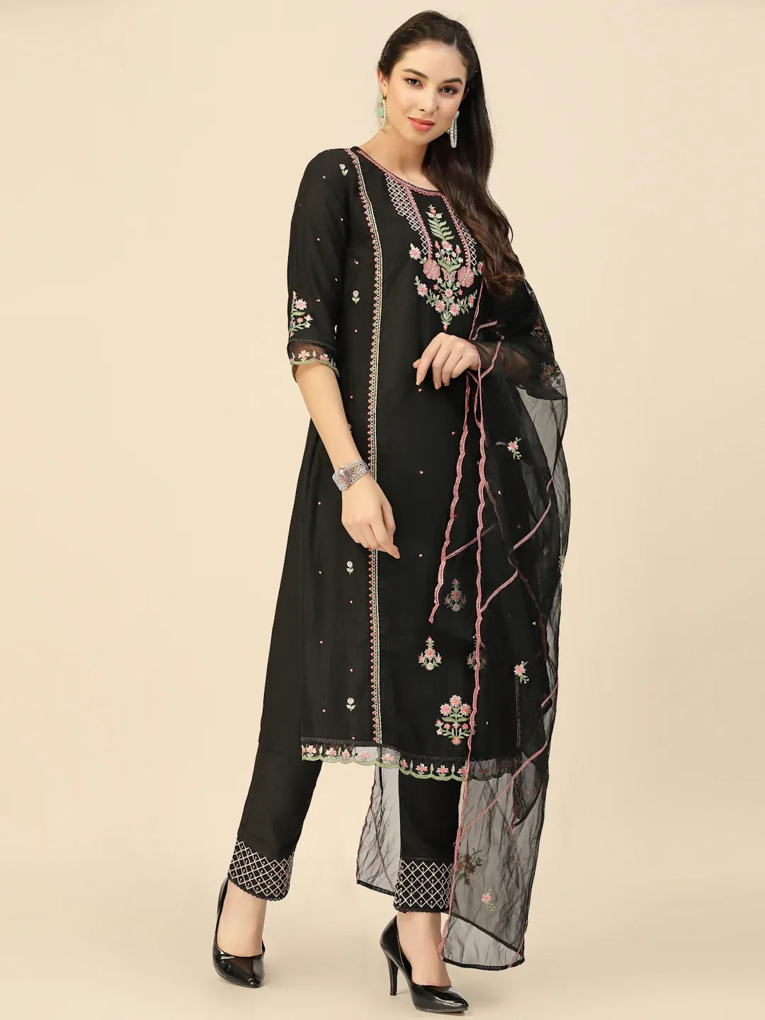 SALIMAR VOL 09 FESTIVE WEAR KURTI-SET D.NO. 1371 - Anant Exports