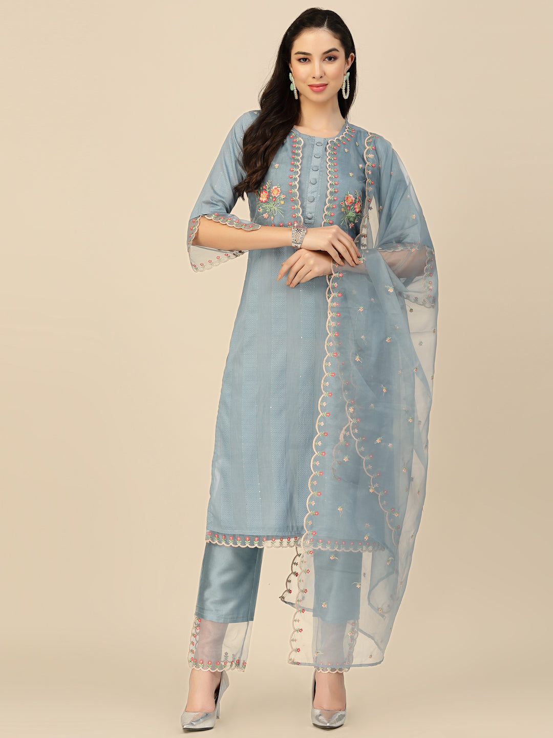 SALIMAR VOL 09 FESTIVE WEAR KURTI-SET D.NO. 1372