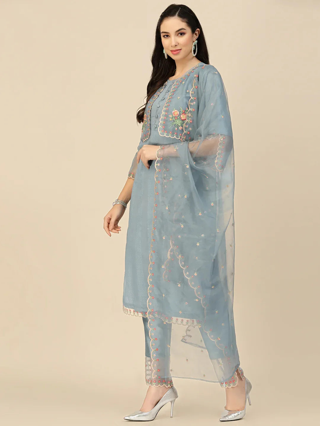 SALIMAR VOL 09 FESTIVE WEAR KURTI-SET D.NO. 1372 - Anant Exports