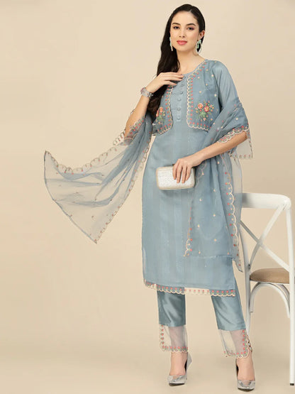 SALIMAR VOL 09 FESTIVE WEAR KURTI-SET D.NO. 1372 - Anant Exports