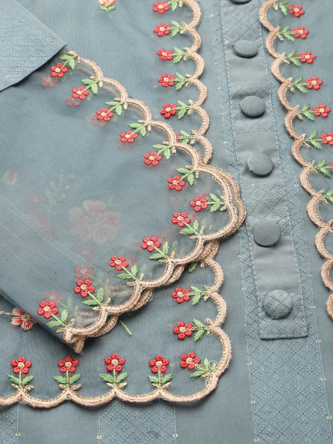 SALIMAR VOL 09 FESTIVE WEAR KURTI-SET D.NO. 1372 - Anant Exports