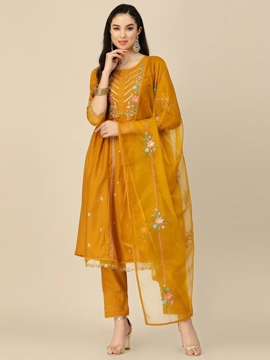 SALIMAR VOL 09 FESTIVE WEAR KURTI-SET D.NO. 1373 - Anant Exports
