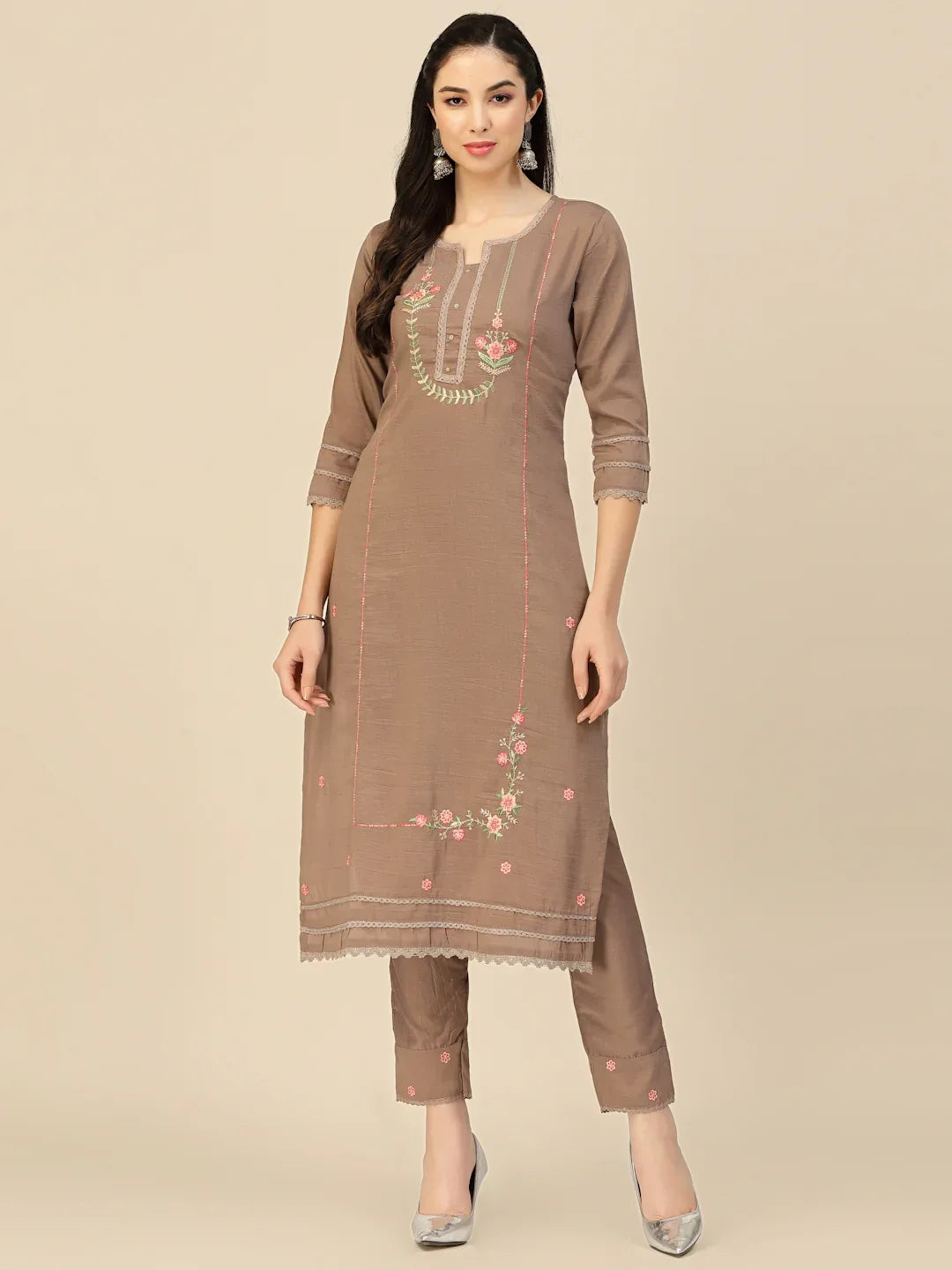 SALIMAR VOL 09 FESTIVE WEAR KURTI-SET D.NO. 1375 - Anant Exports