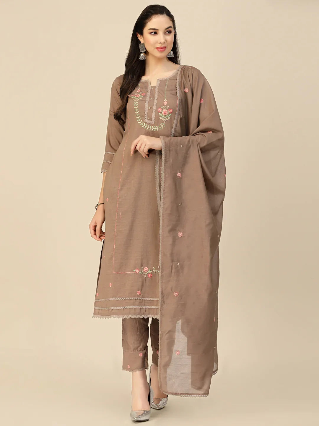 SALIMAR VOL 09 FESTIVE WEAR KURTI-SET D.NO. 1375 - Anant Exports