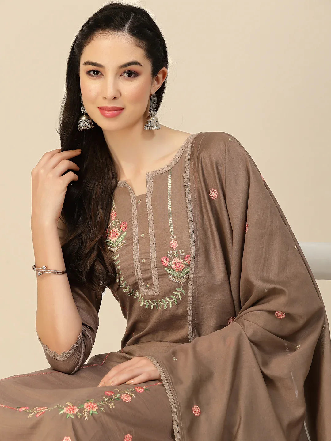 SALIMAR VOL 09 FESTIVE WEAR KURTI-SET D.NO. 1375 - Anant Exports