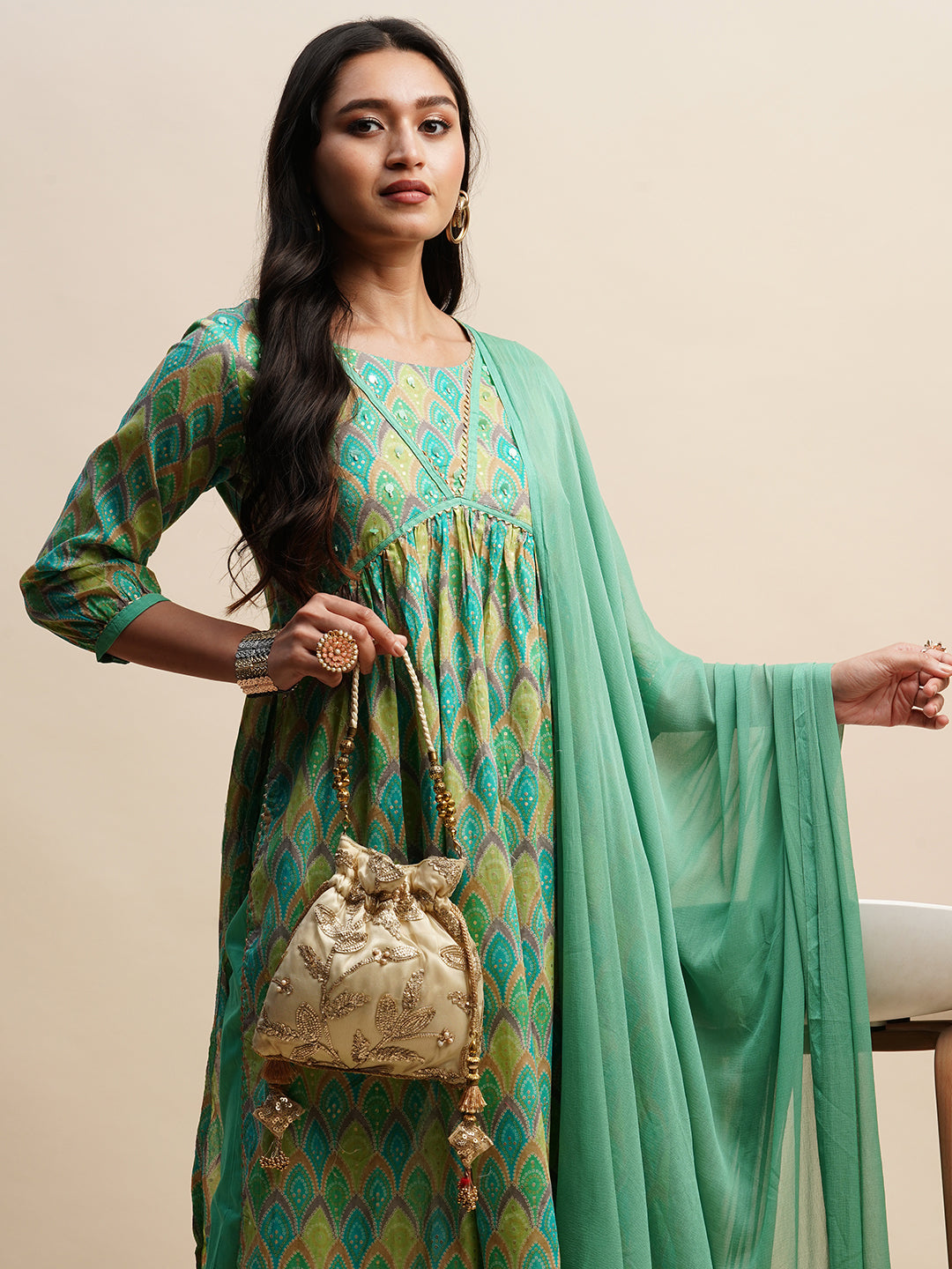 AKASHARA VOL 03 FESTIVE WEAR KURTI D.NO. KBD1573