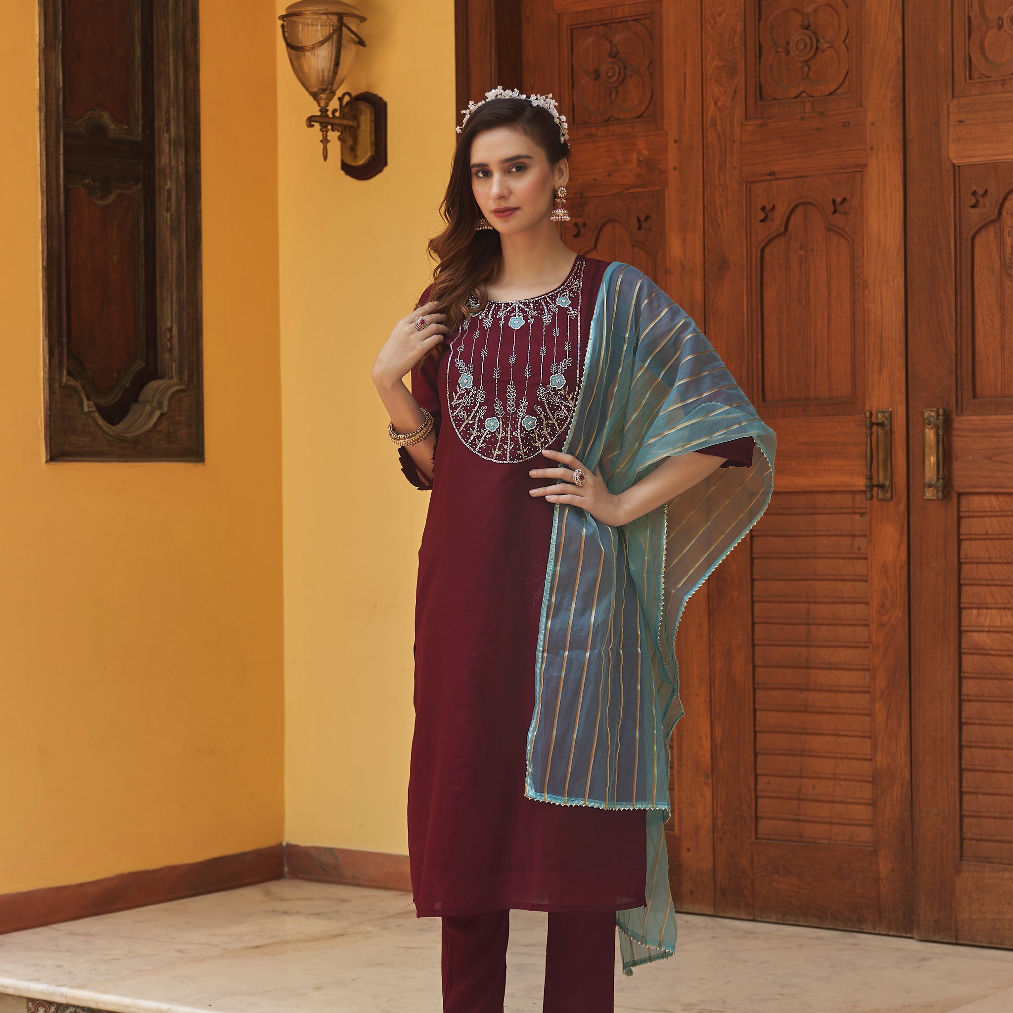 AKASHARA VOL 04 FESTIVE WEAR KURTI