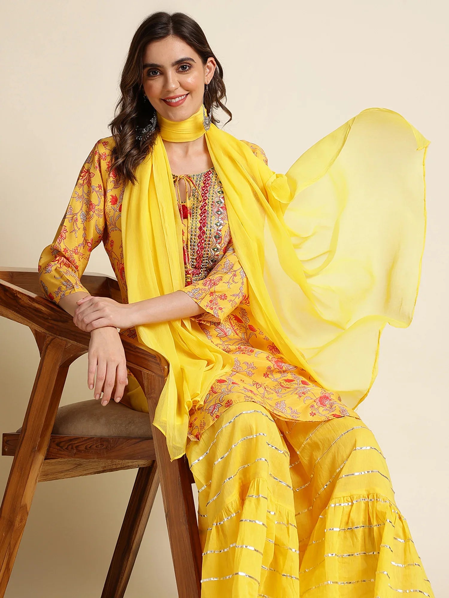 DISHA VOL 03 FESTIVE WEAR KURTI D.NO. KBD1932 - Anant Exports