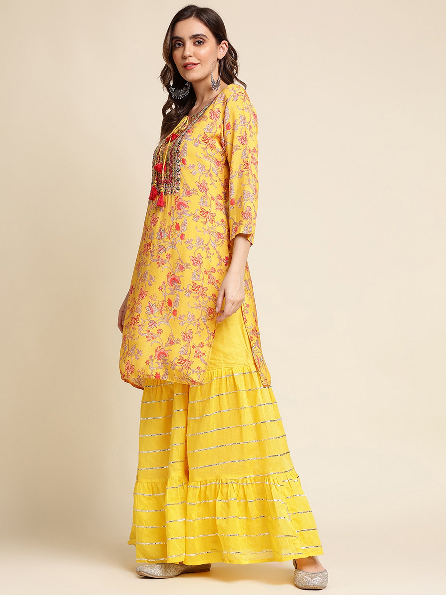 DISHA VOL 03 FESTIVE WEAR KURTI D.NO. KBD1932