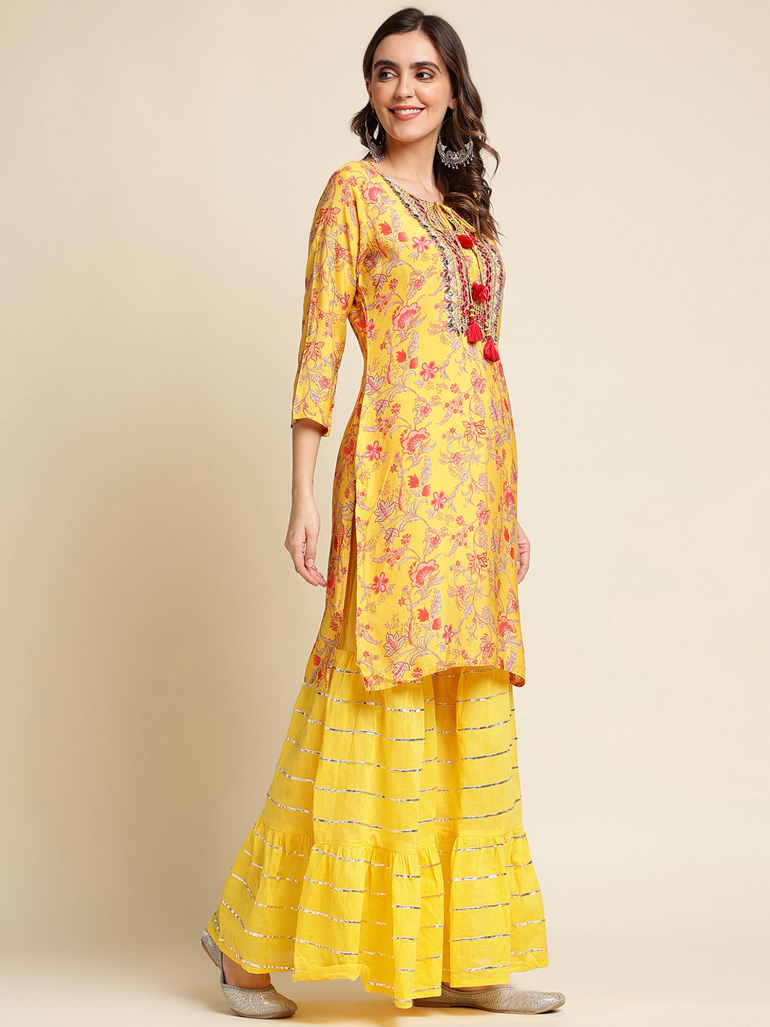 DISHA VOL 03 FESTIVE WEAR KURTI D.NO. KBD1932