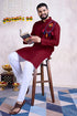 Maroon Color Festival Wear Men&